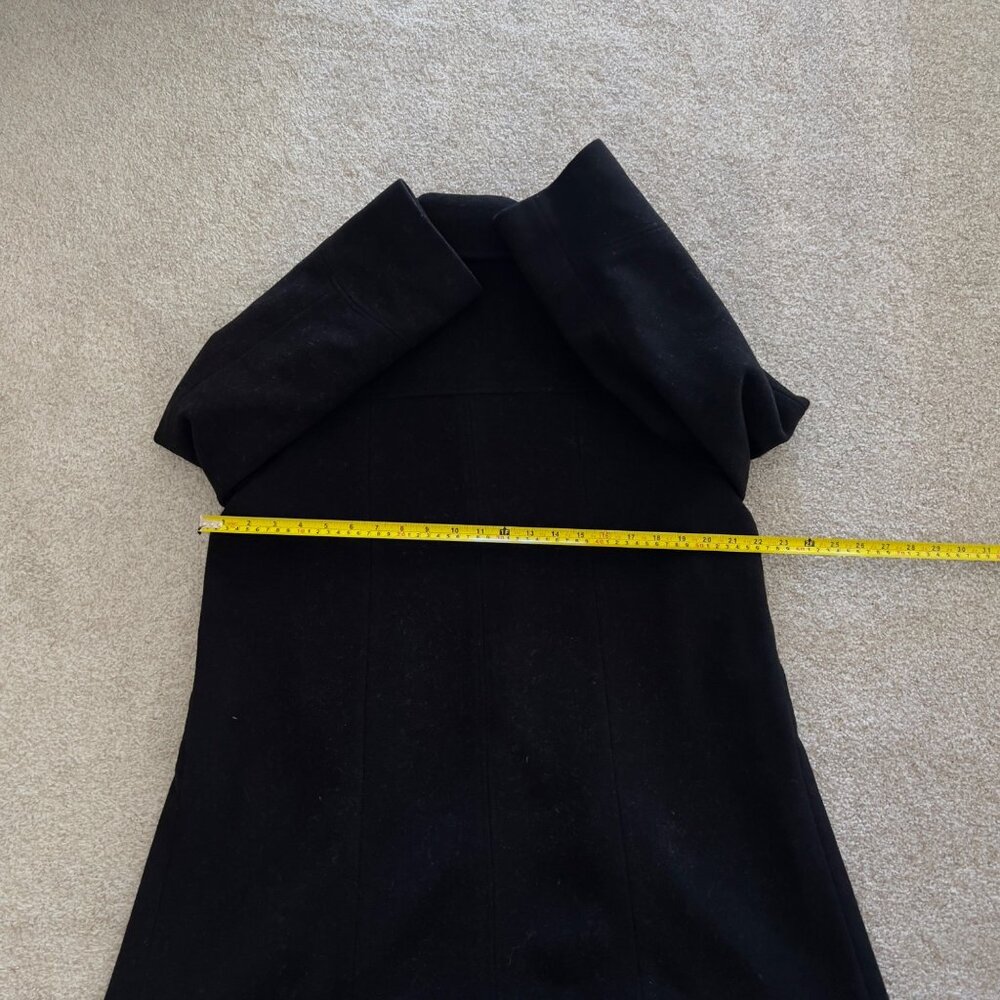 Preston & York Wool Trench Coat with Hot Pink Lining Trim NWOT sz 12 - Picture 9 of 9